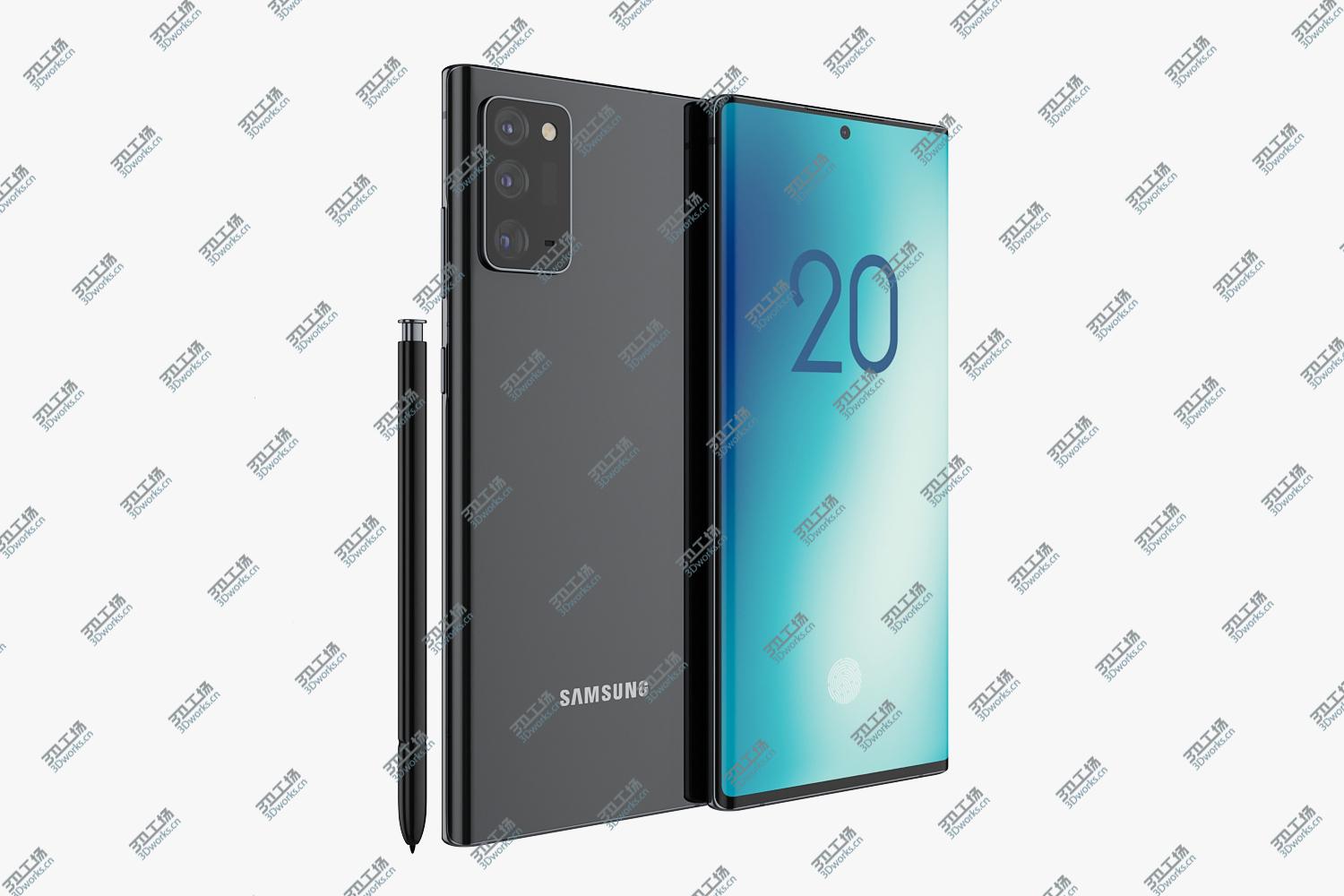 images/goods_img/202105074/3D Samsung Galaxy Note 20 & 20 Plus black/5.jpg